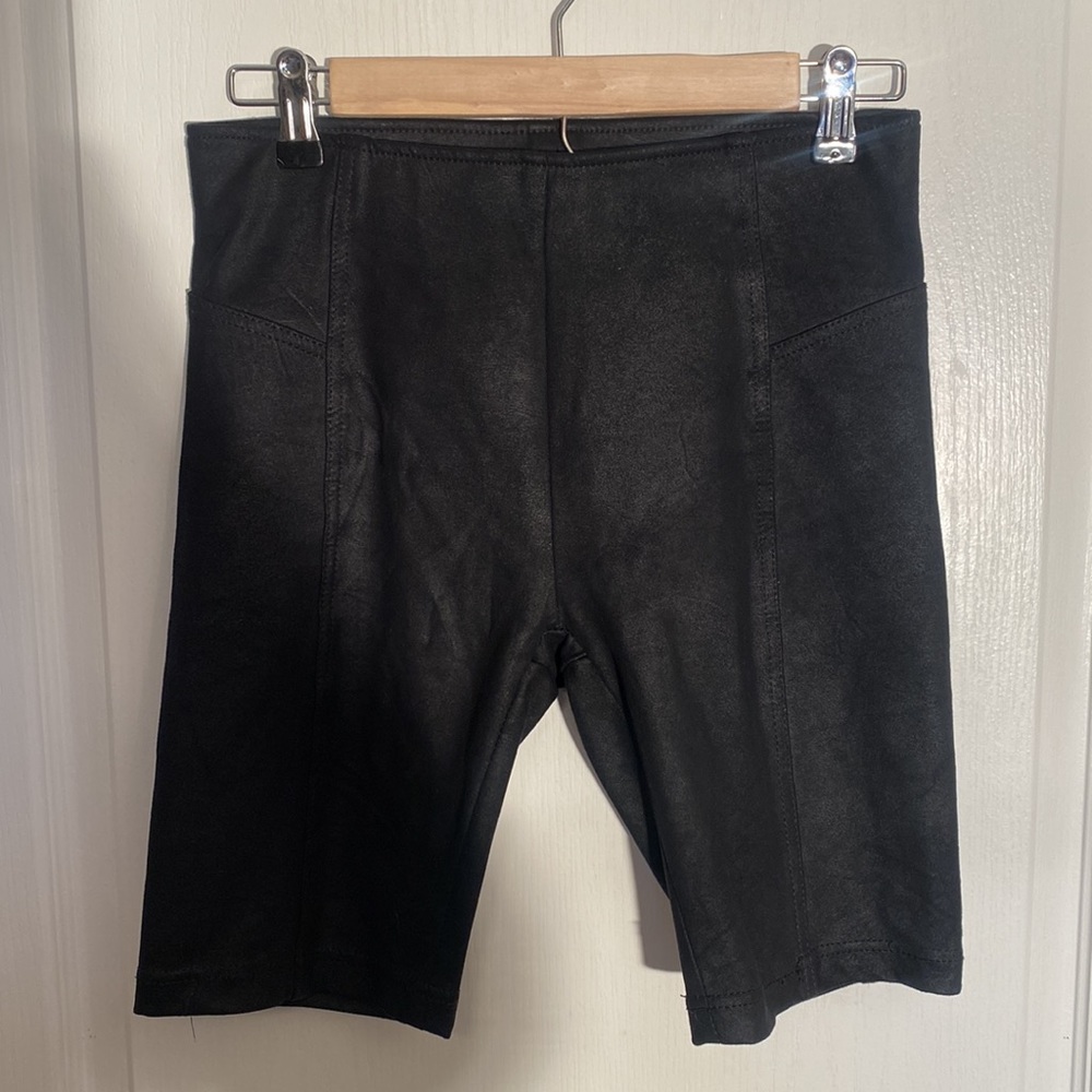 Free People Coated Bike Shorts - Picture 5 of 9